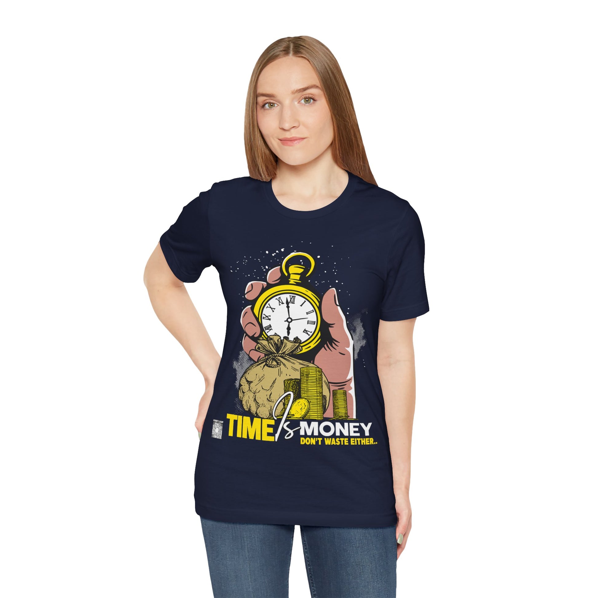 TIME IS MONEY Unisex Jersey Short Sleeve Tee