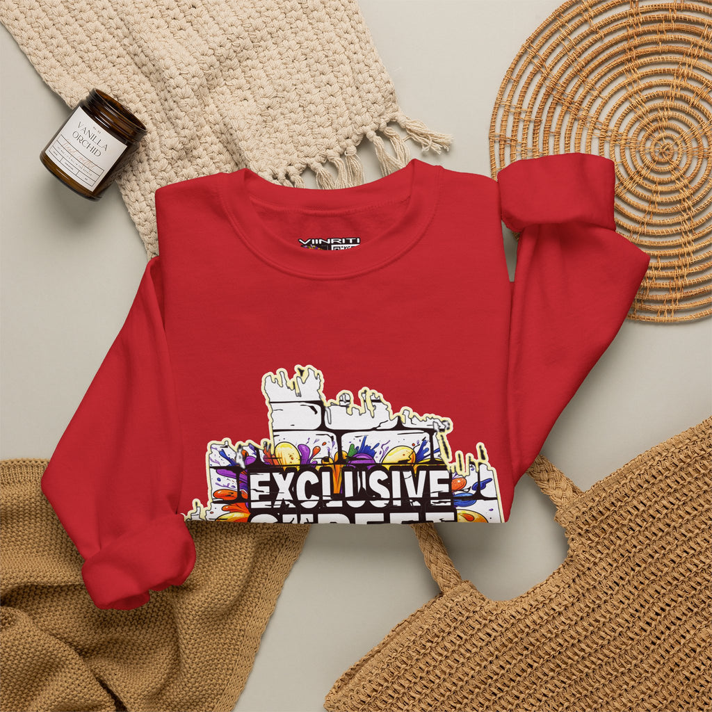 VIINRITI EXCLUSIVE Graffiti 'Exclusive Street Tag' Crewneck Sweatshirt