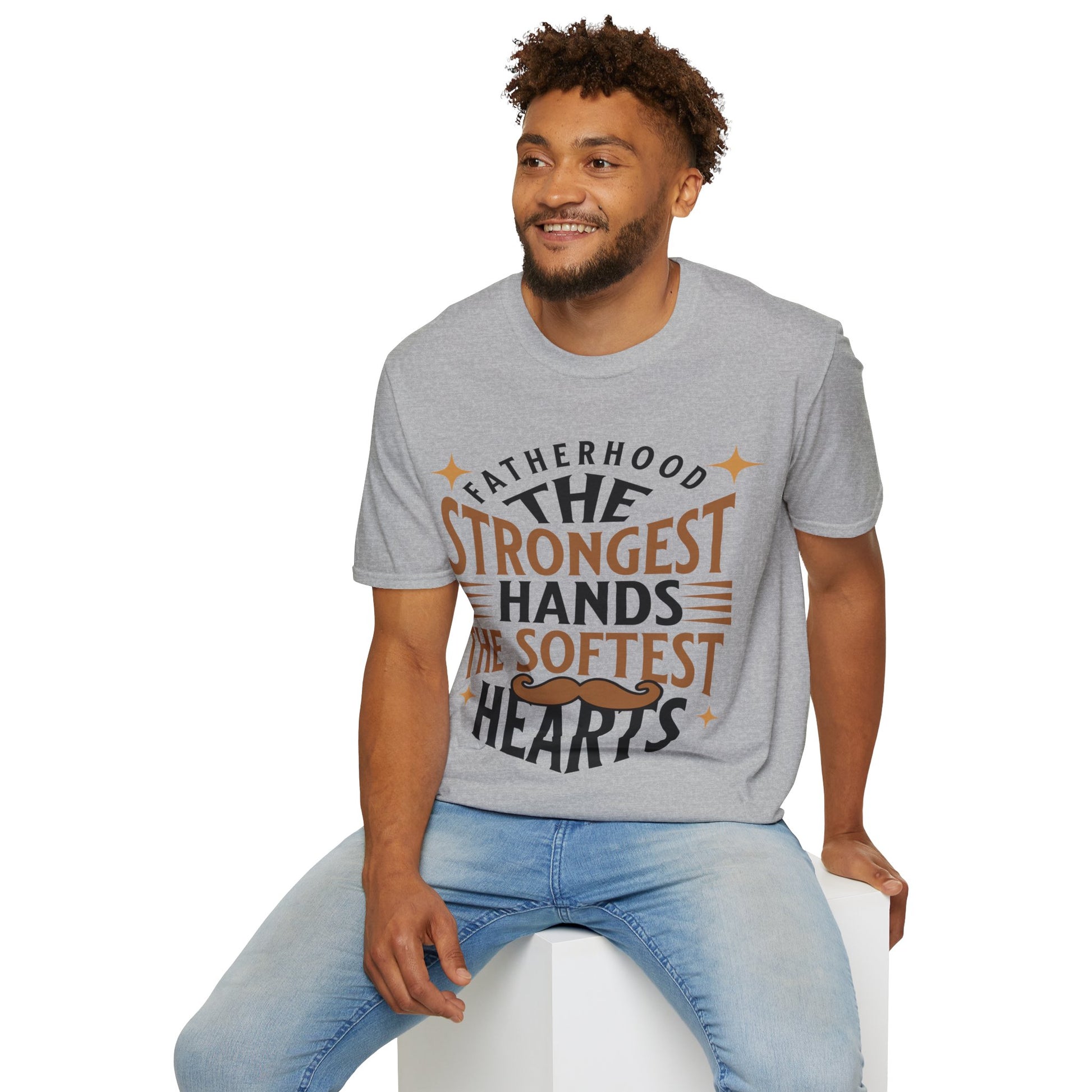 Fatherhood T-Shirt, Softstyle Tee for Dads, Gifts for Father's Day, Casual Wear, Unique Men’s Apparel, Family Celebration Top