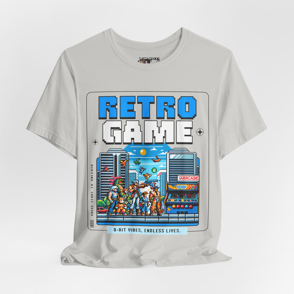 Retro Game T‑Shirt — 8‑Bit Arcade Scene Tee