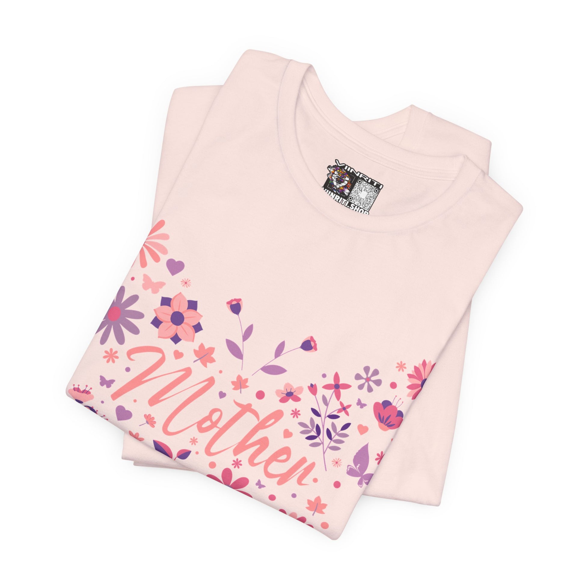 Butterfly Mother T-Shirt,Tee for Mom, Floral Gift, Birthday Present, Mother's Day Apparel, Cute Butterfly Design