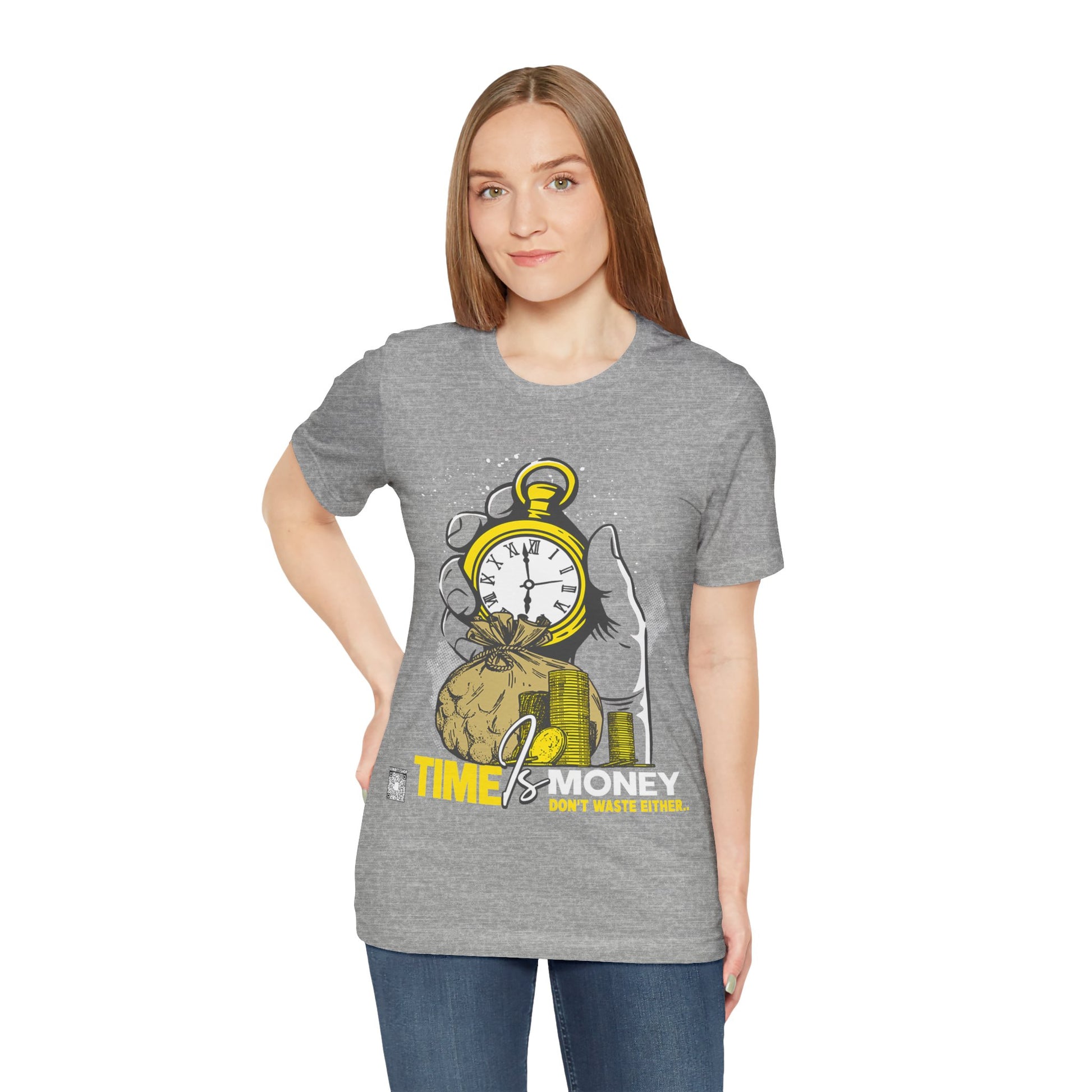 TIME IS MONEY Unisex Jersey Short Sleeve Tee