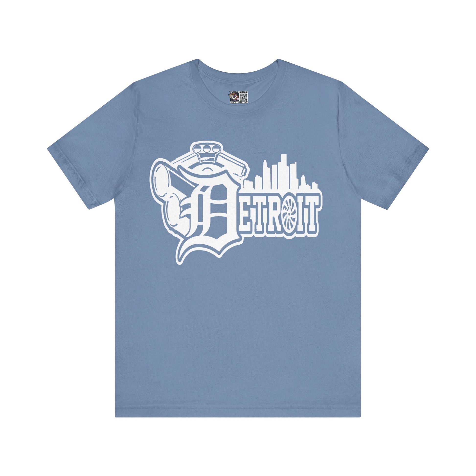 Detroit Skyline Tee — Vintage Motor City Logo T-Shirt