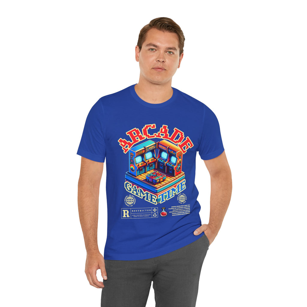 Arcade Game Time Tee — Retro Pixel Arcade Gaming T-Shirt