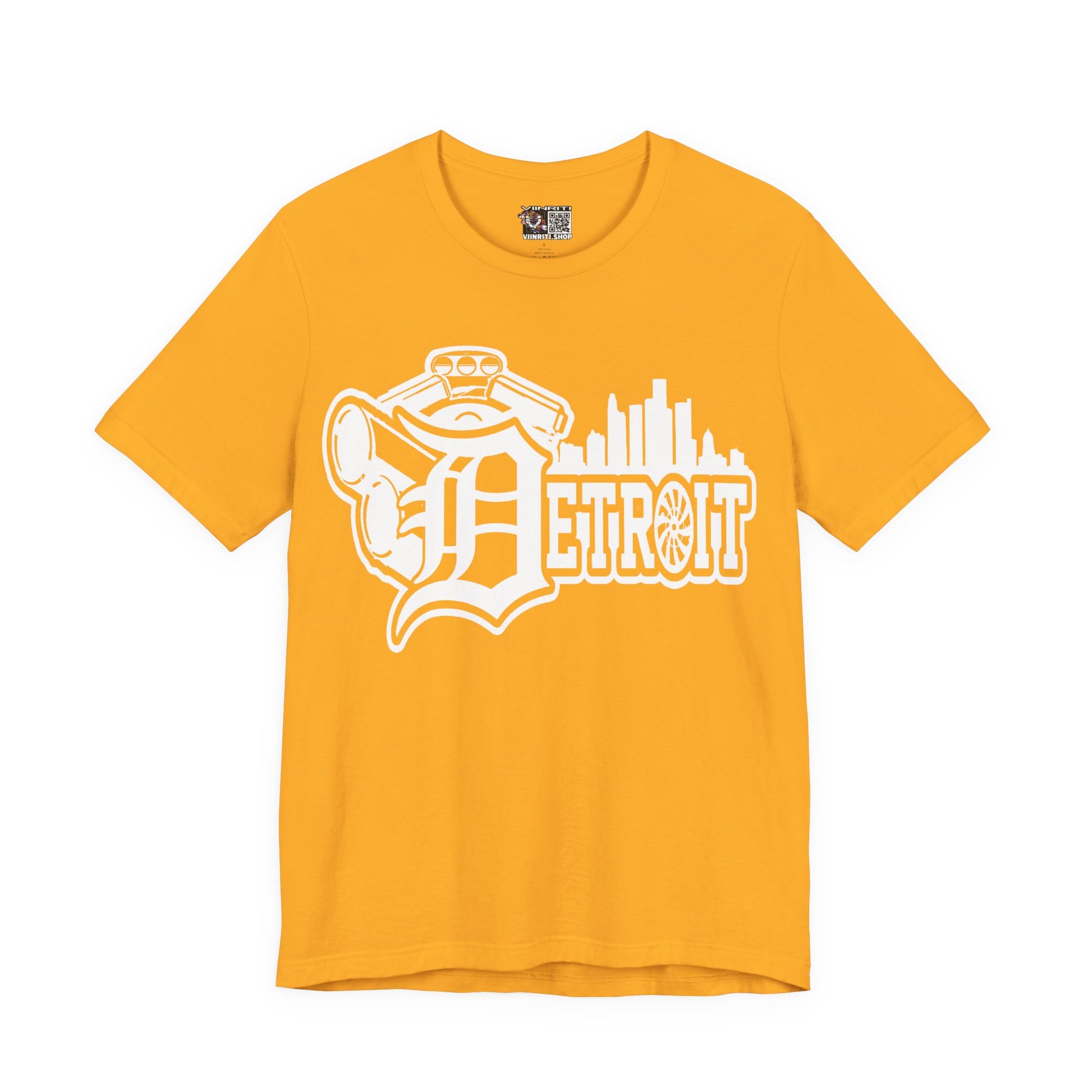 Detroit Skyline Tee — Vintage Motor City Logo T-Shirt