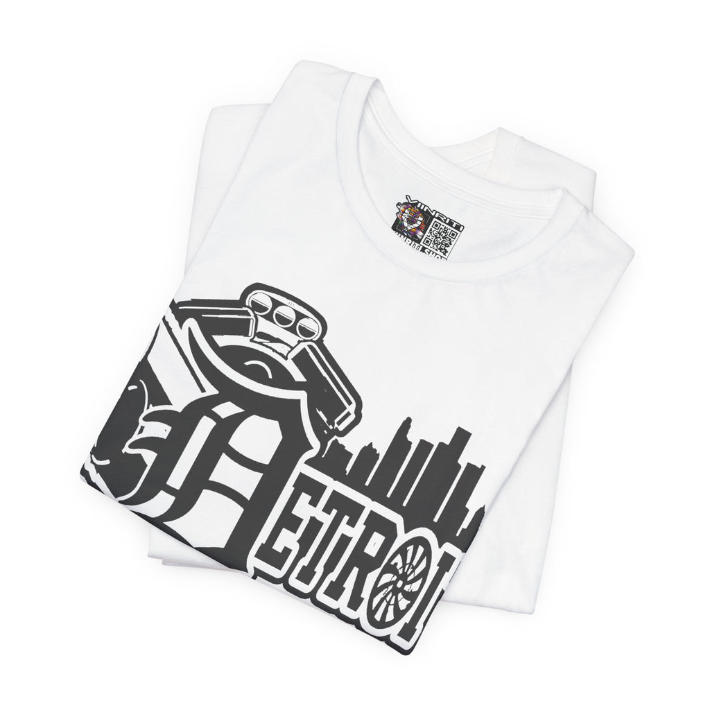 Detroit Skyline Tee — Vintage Motor City Logo T-Shirt