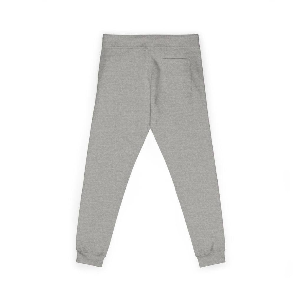 Viinriti Embroidered l Sweatpants — Cozy White Fleece Joggers