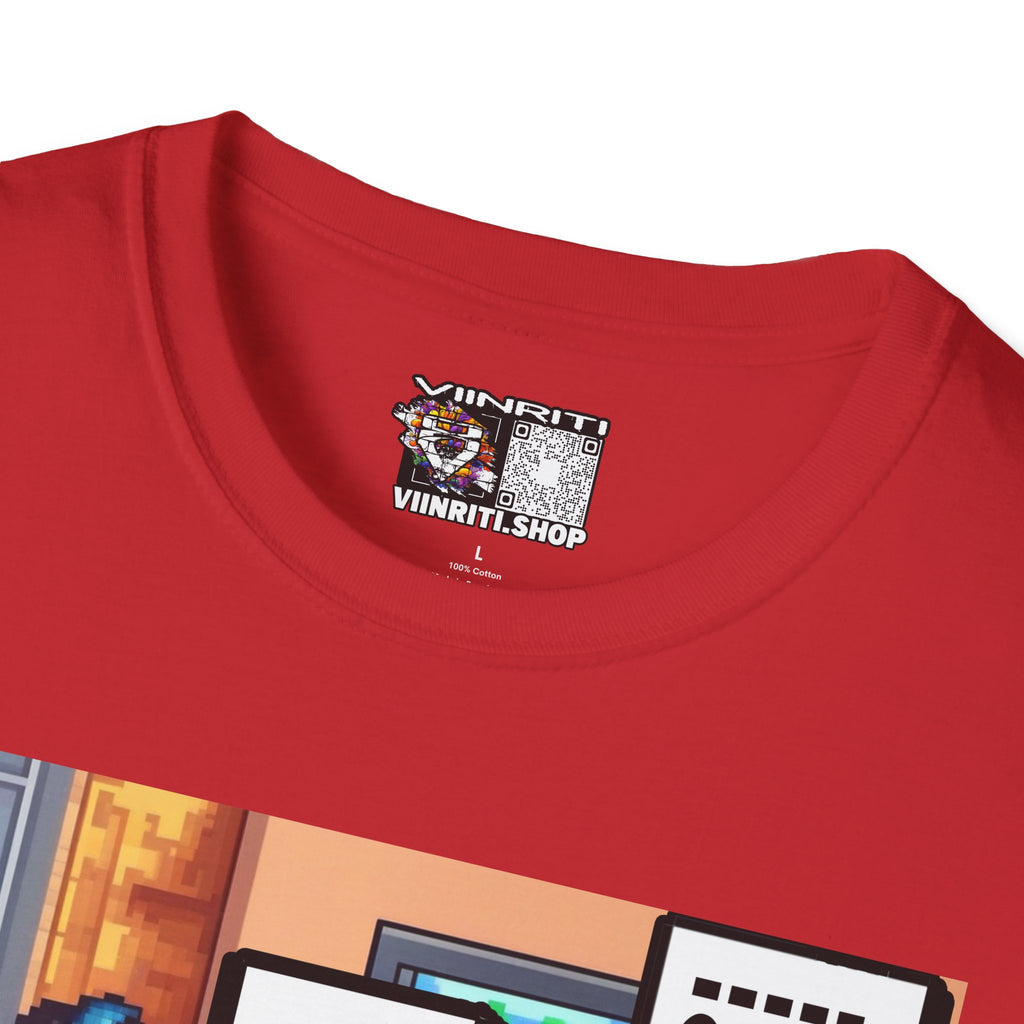 Gamer Comic T-Shirt — “I’m Trying to Play the Game” Pixel Art Tee