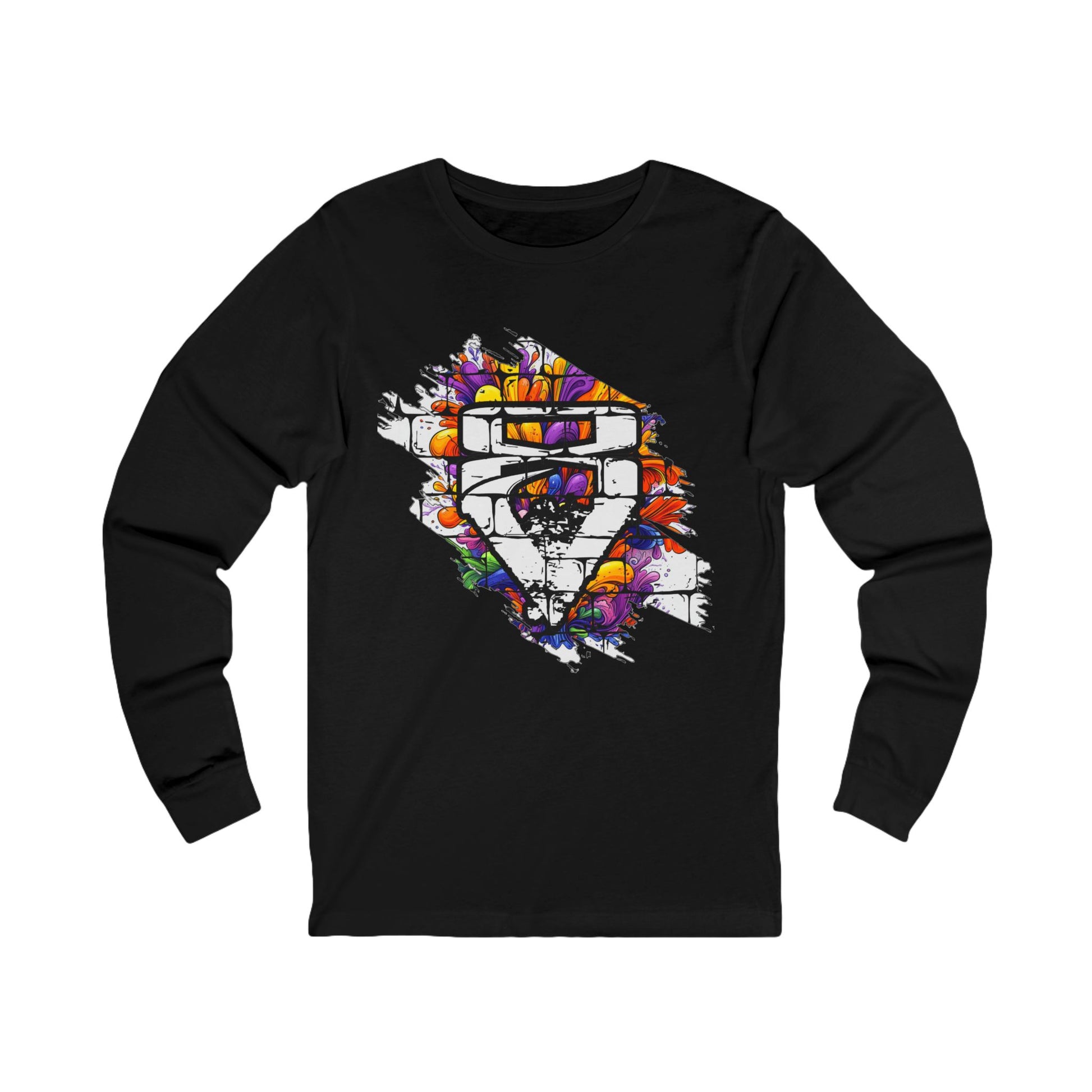 """"VIINRITI Long Sleeve Tee for Creative Souls, Unisex Art Shirt, Trendy Jersey Top, Gift for Creatives, Statement Tee