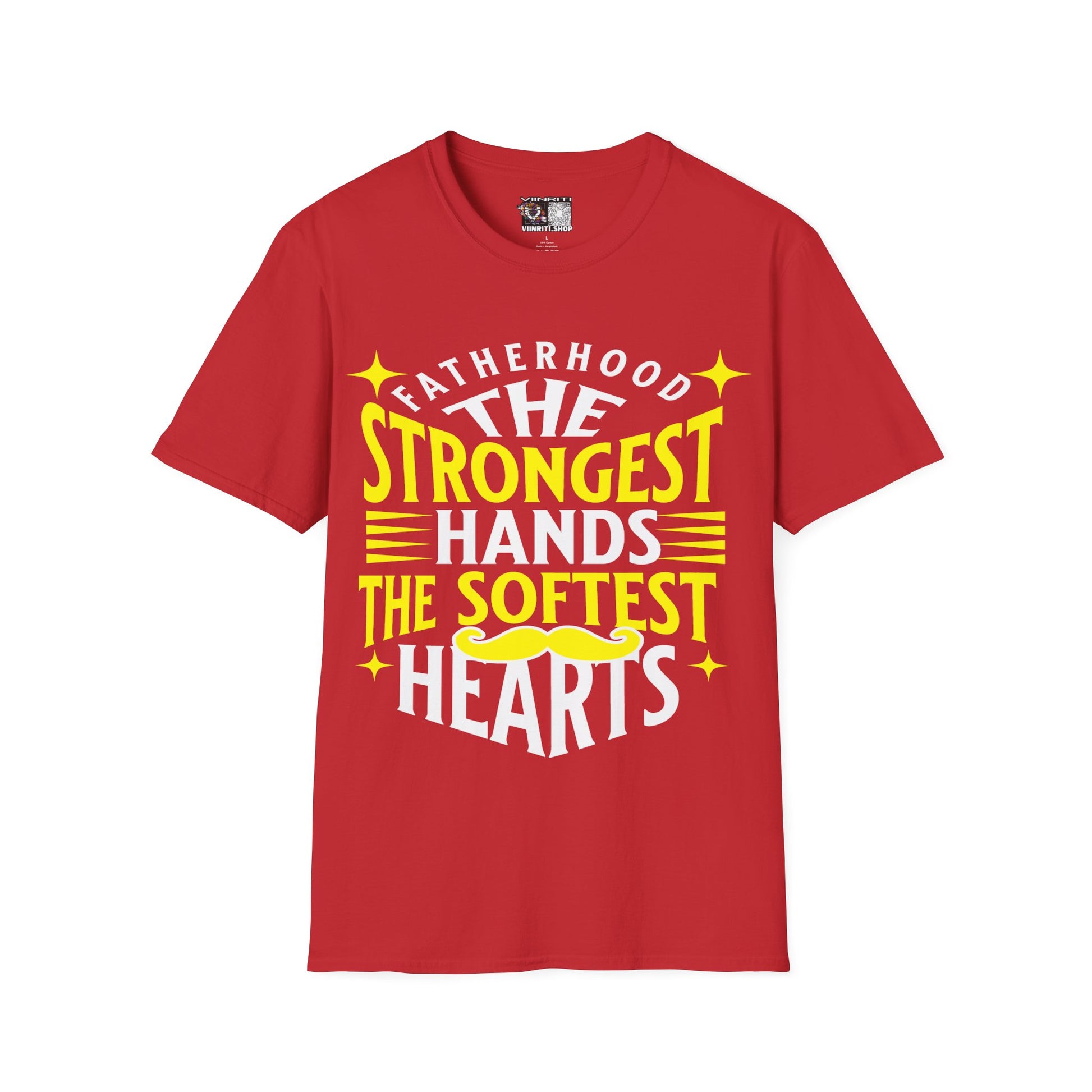 Fatherhood T-Shirt, Softstyle Tee for Dads, Gifts for Father's Day, Casual Wear, Unique Men’s Apparel, Family Celebration Top