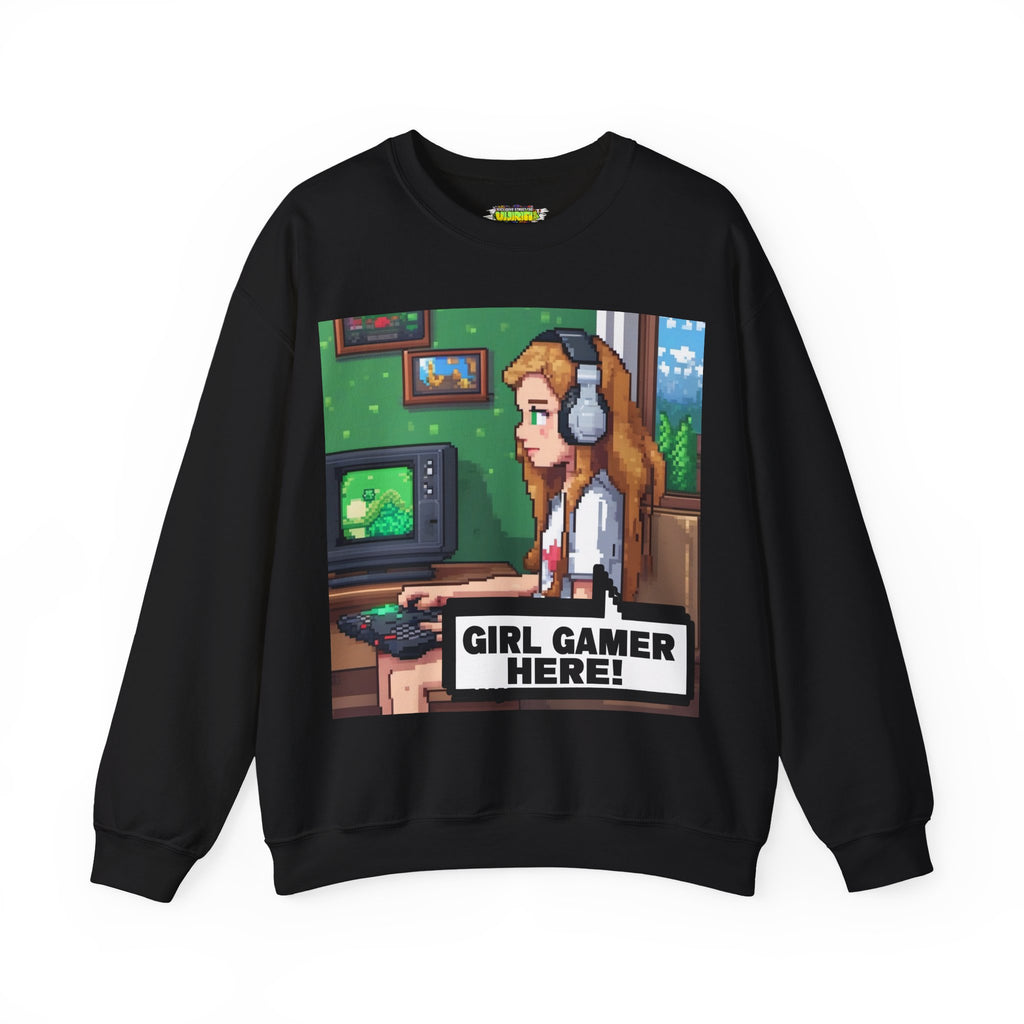 Retro Gamer Sweatshirt | Cozy Crewneck for Gaming Lovers, Video Game Gift, Casual Wear, Unisex Apparel, Perfect for Gamers