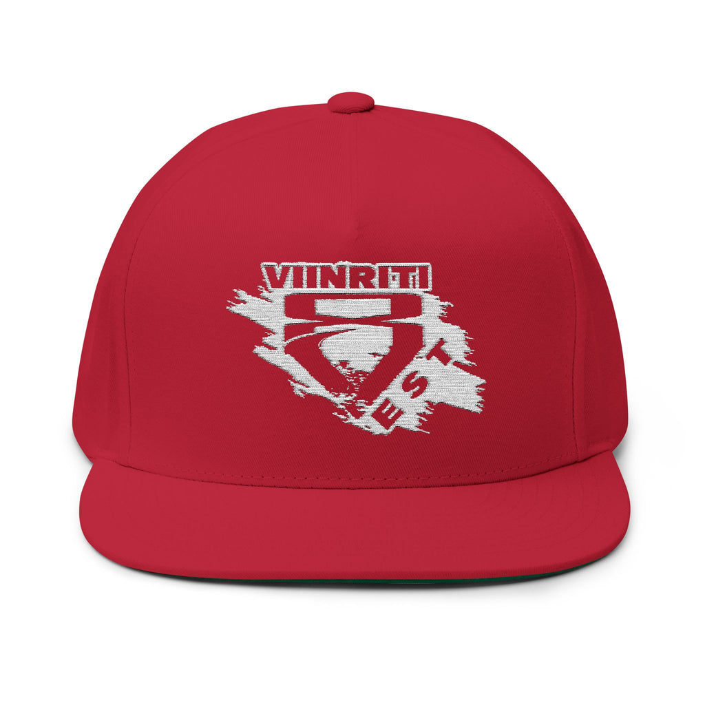 VIINRITI Embroidered Nevada Outline Flat Bill Cap – Distressed State Logo Snapback