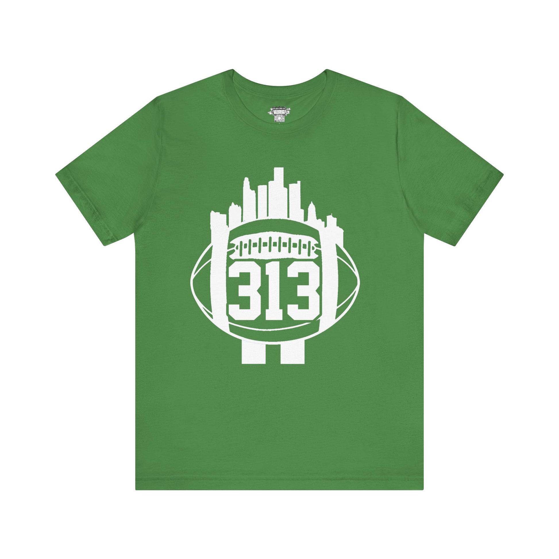 Detroit 313 Football Skyline T-Shirt