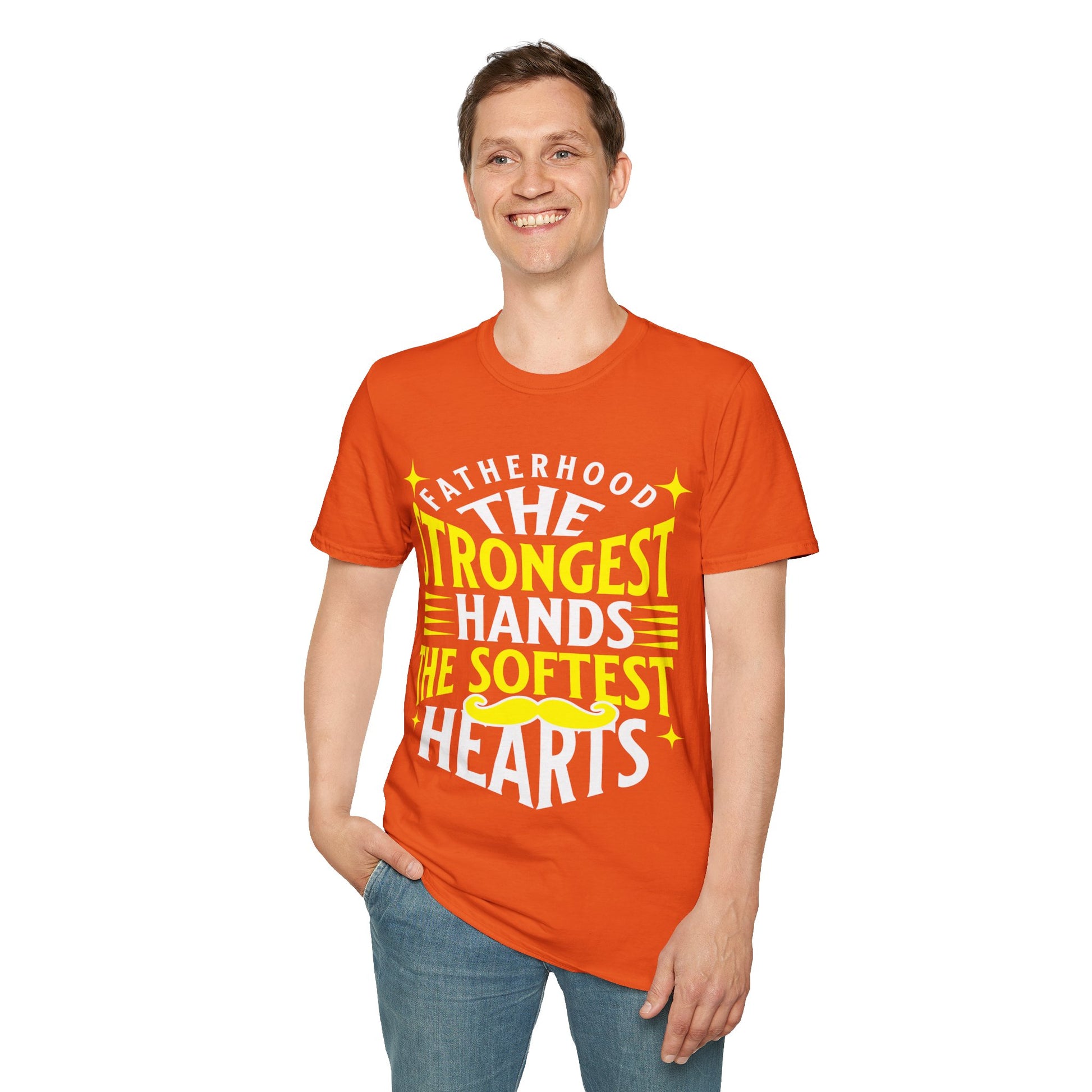 Fatherhood T-Shirt, Softstyle Tee for Dads, Gifts for Father's Day, Casual Wear, Unique Men’s Apparel, Family Celebration Top