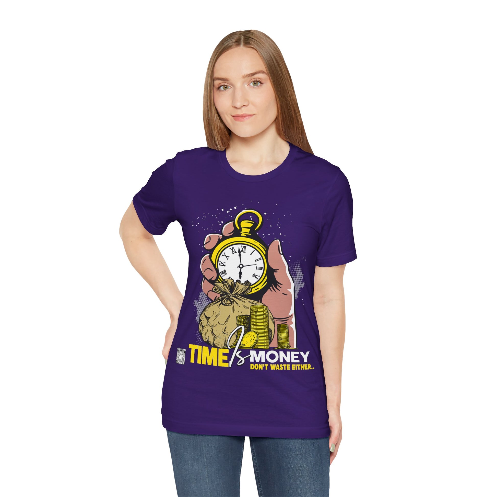 TIME IS MONEY Unisex Jersey Short Sleeve Tee