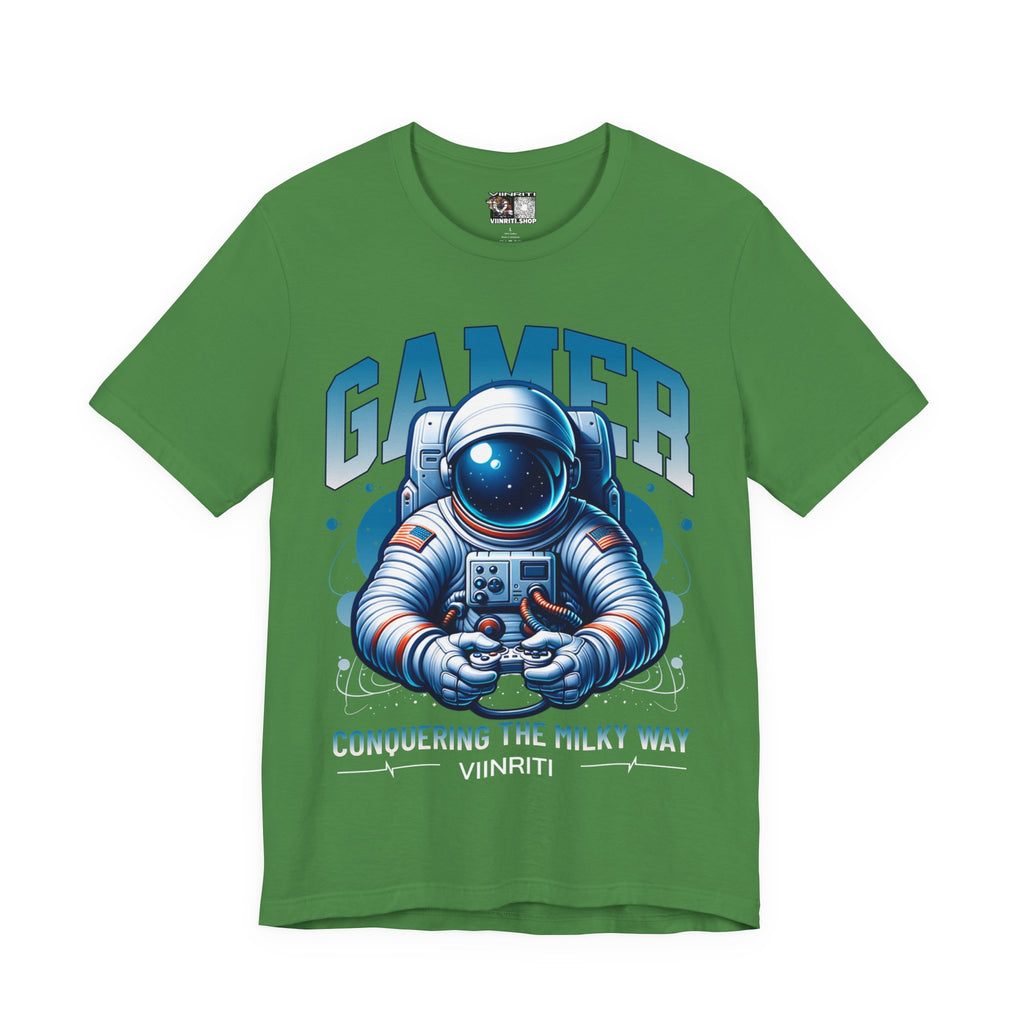 Astronaut Gamer T‑Shirt — 'GAMER' Space Controller Tee