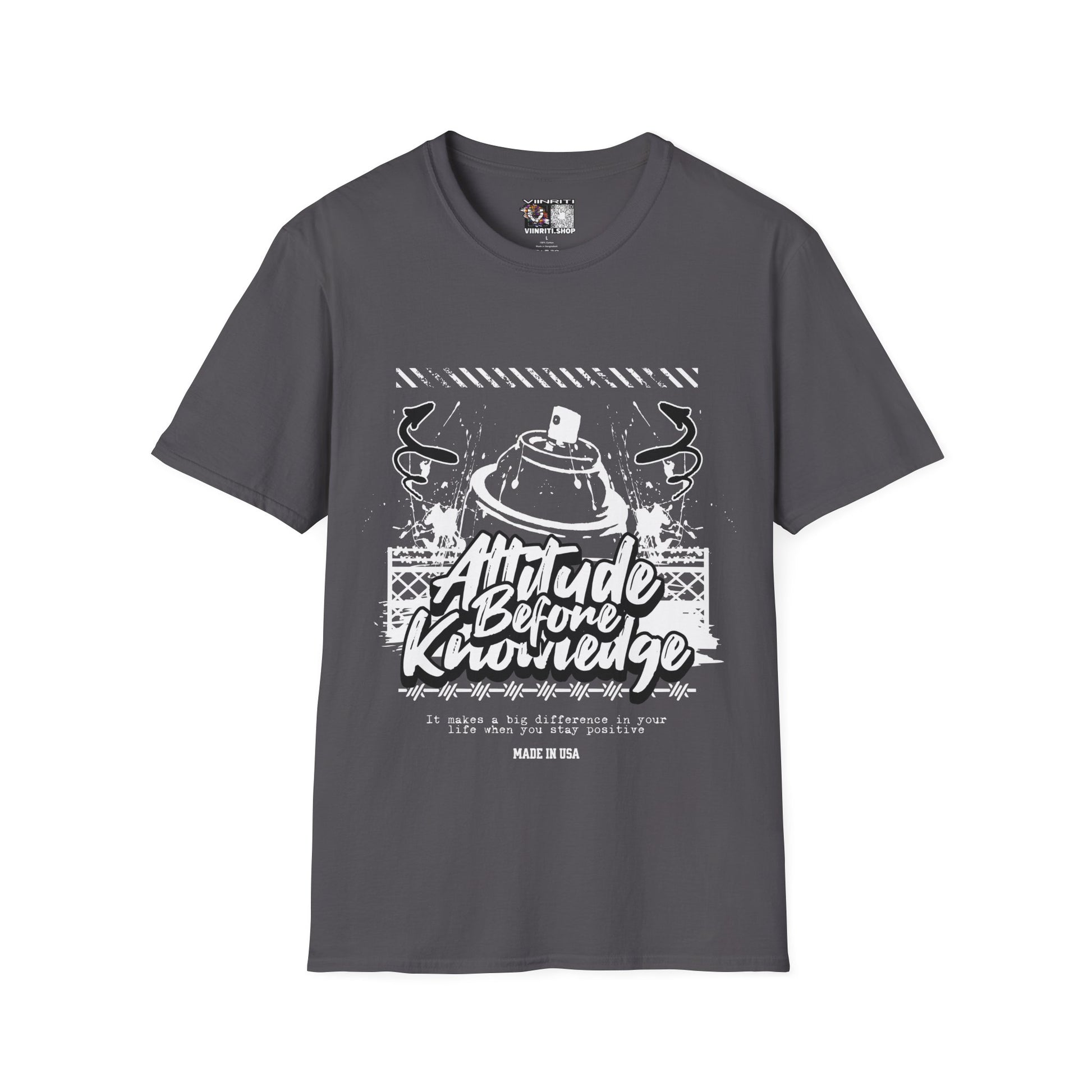 Attitude Before Knowledge Graphic Tee