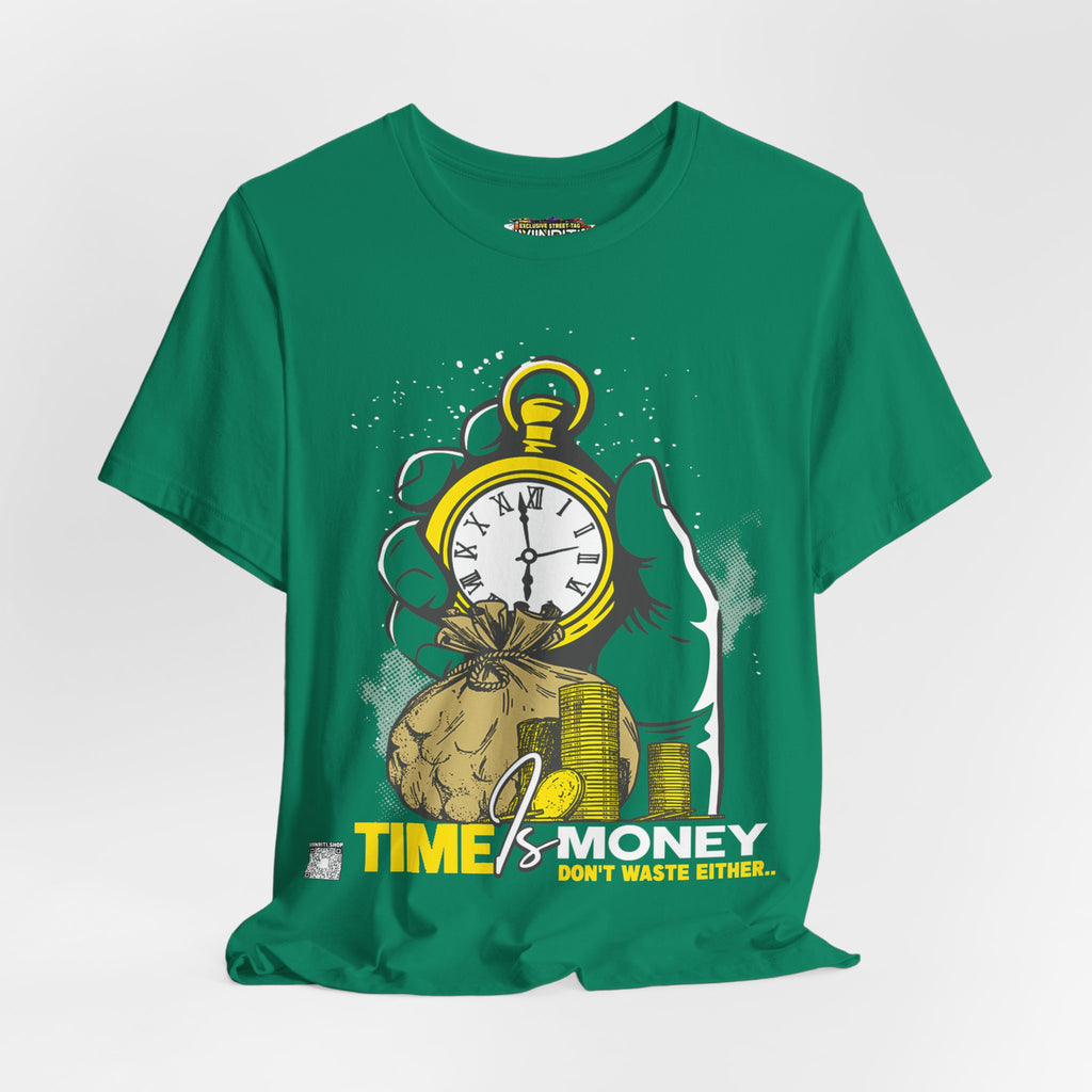 TIME IS MONEY Unisex Jersey Short Sleeve Tee