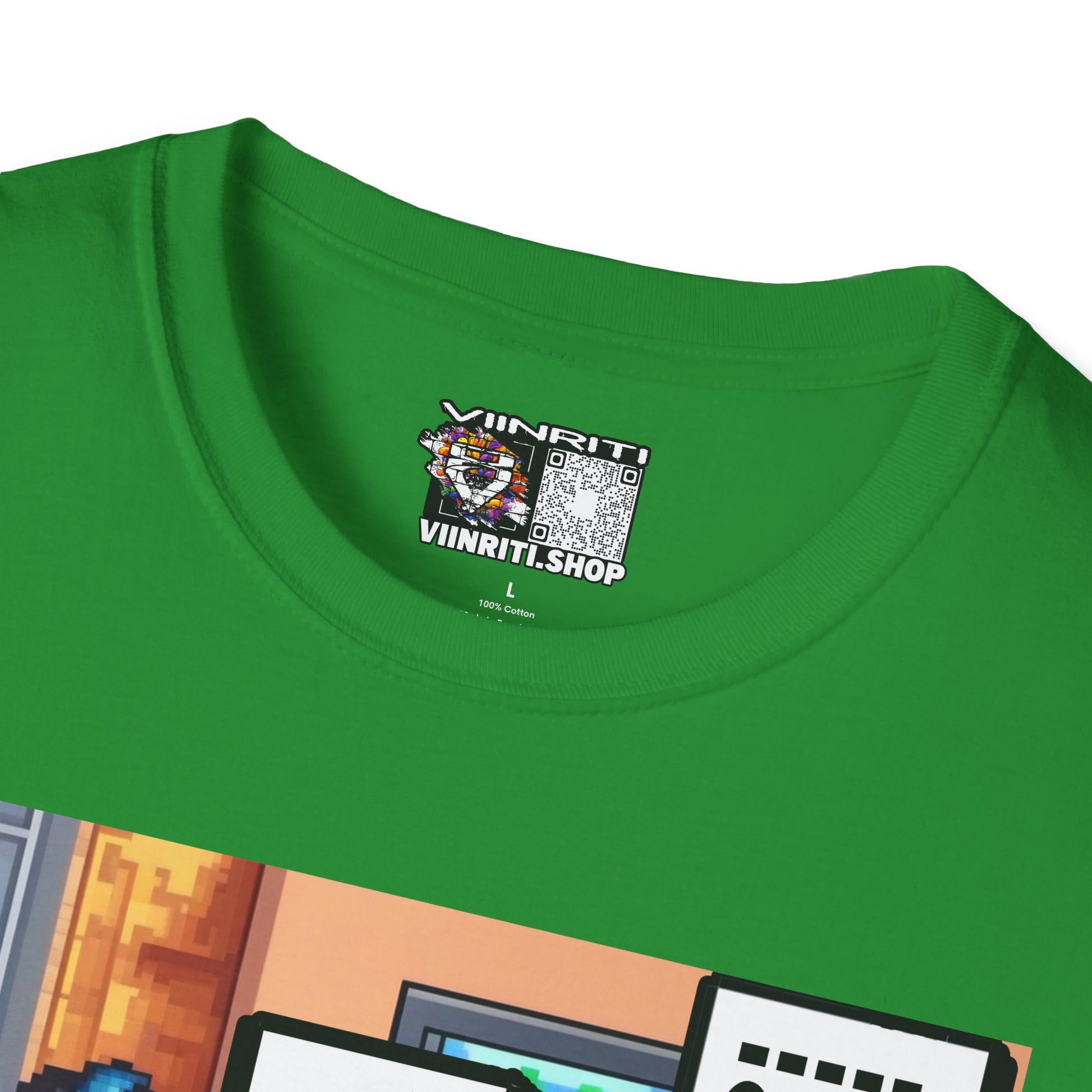 Gamer Comic T-Shirt — “I’m Trying to Play the Game” Pixel Art Tee