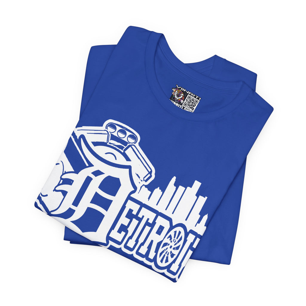 Detroit Skyline Tee — Vintage Motor City Logo T-Shirt