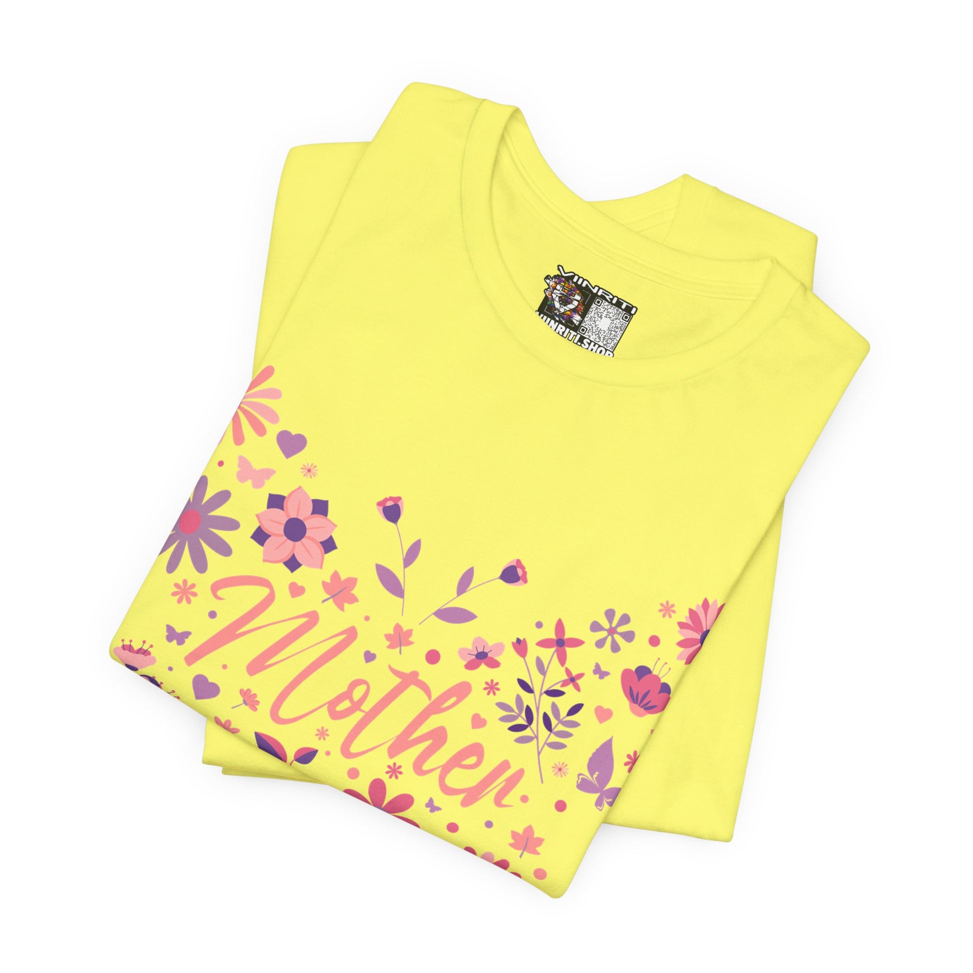 Butterfly Mother T-Shirt,Tee for Mom, Floral Gift, Birthday Present, Mother's Day Apparel, Cute Butterfly Design