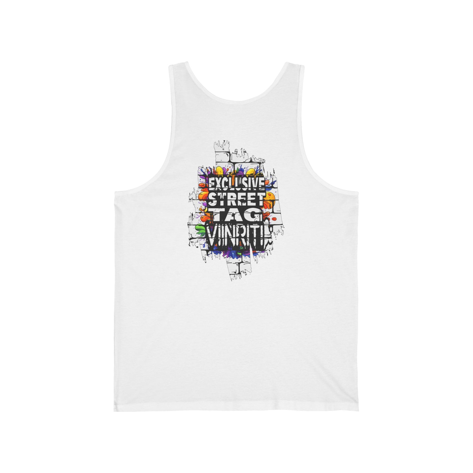 """" Viinriti Street Tag Vividity Tank Top — Graffiti Urban Art Sleeveless Tee
