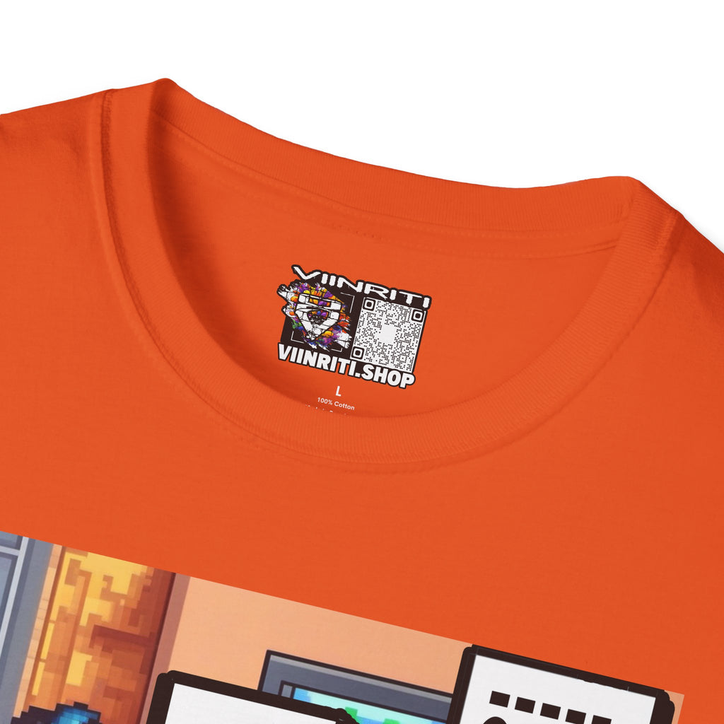 Gamer Comic T-Shirt — “I’m Trying to Play the Game” Pixel Art Tee