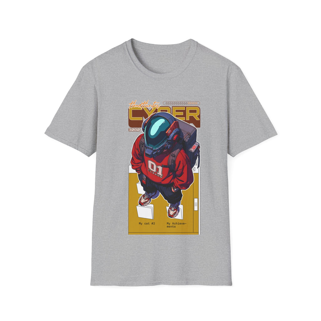 Cyber Astronaut Graphic T-Shirt — Futuristic Streetwear Tee