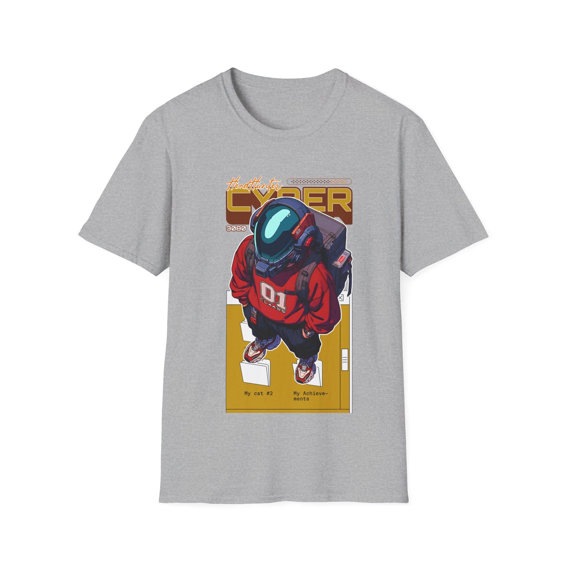 Cyber Astronaut Graphic T-Shirt — Futuristic Streetwear Tee