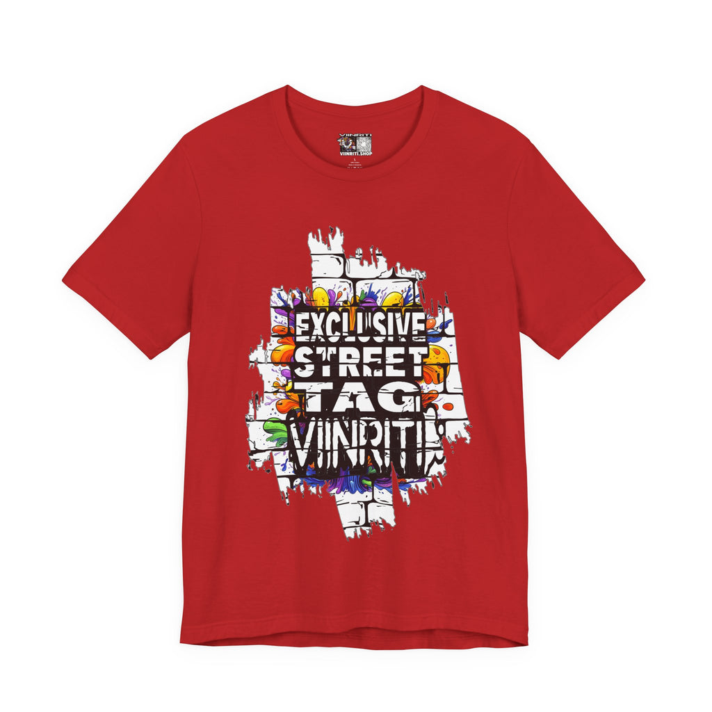Viiriti Exclusive Street Tag Graffiti T-Shirt — "Exclusive Street Tag Vinnit" Urban Art Tee