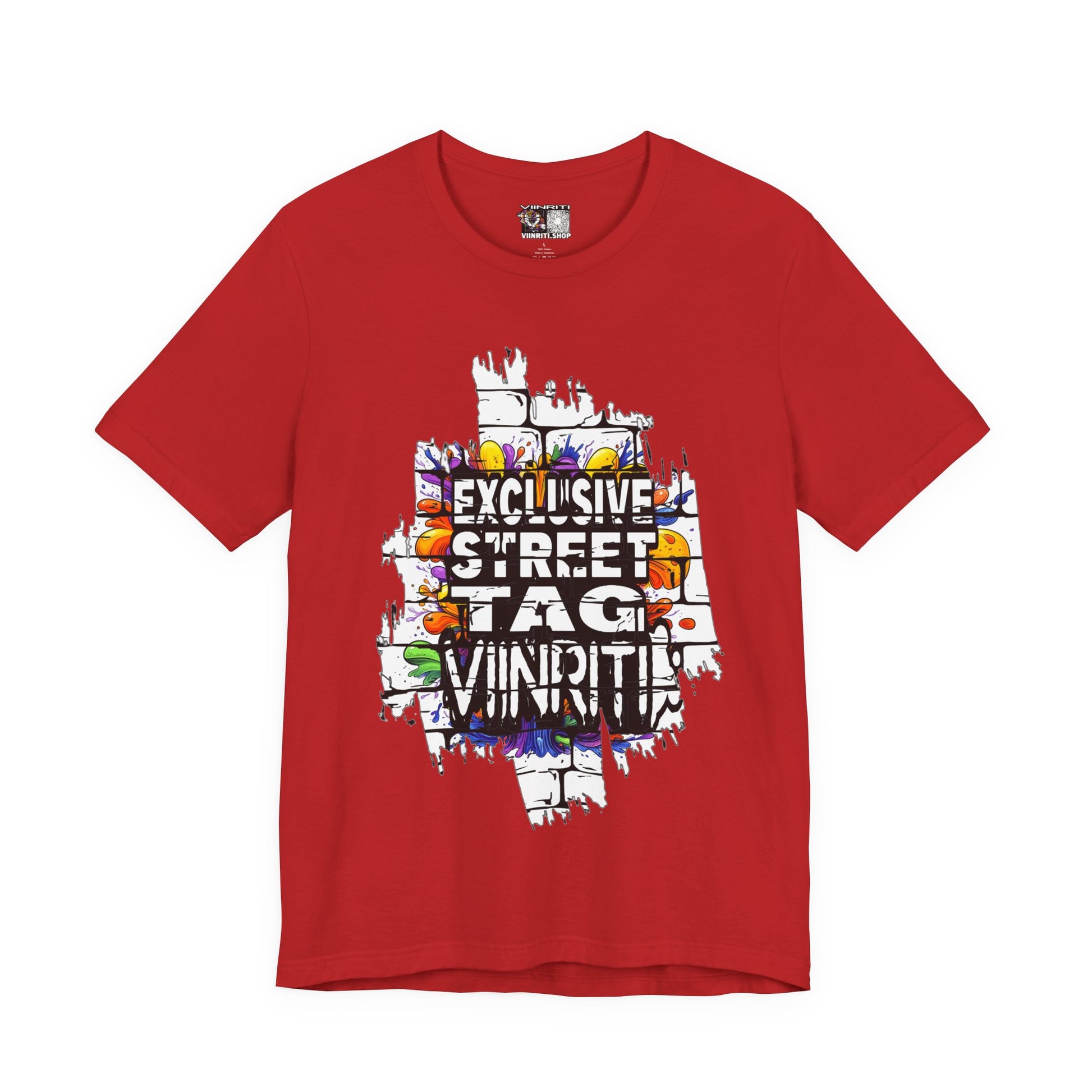 """"Viinriti Street Tag Graffiti Tee — "Exclusive Street Tag Vinniti" Graphic T-Shirt