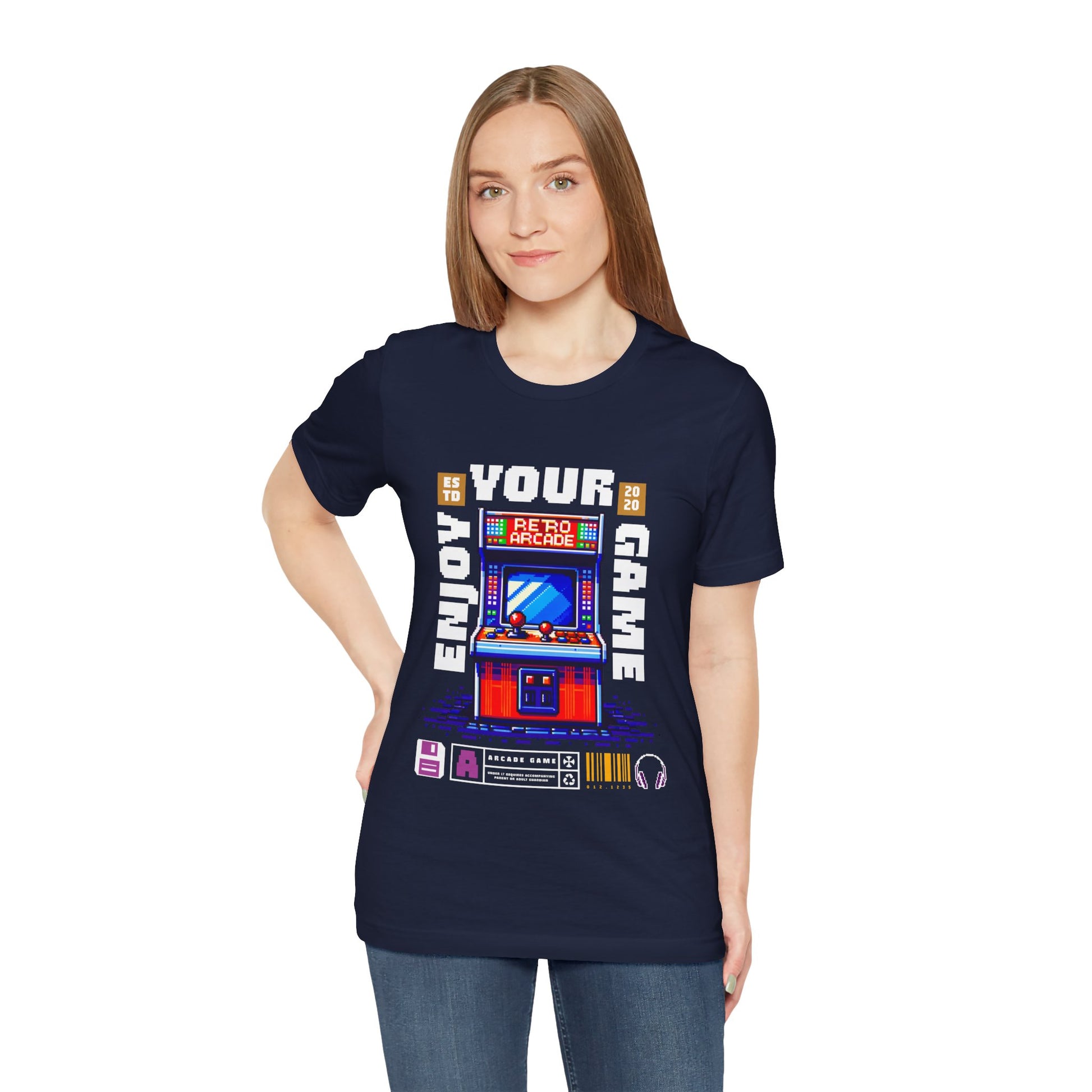 """"''Retro Arcade T-Shirt — Enjoy Your Game Vintage Gaming Tee