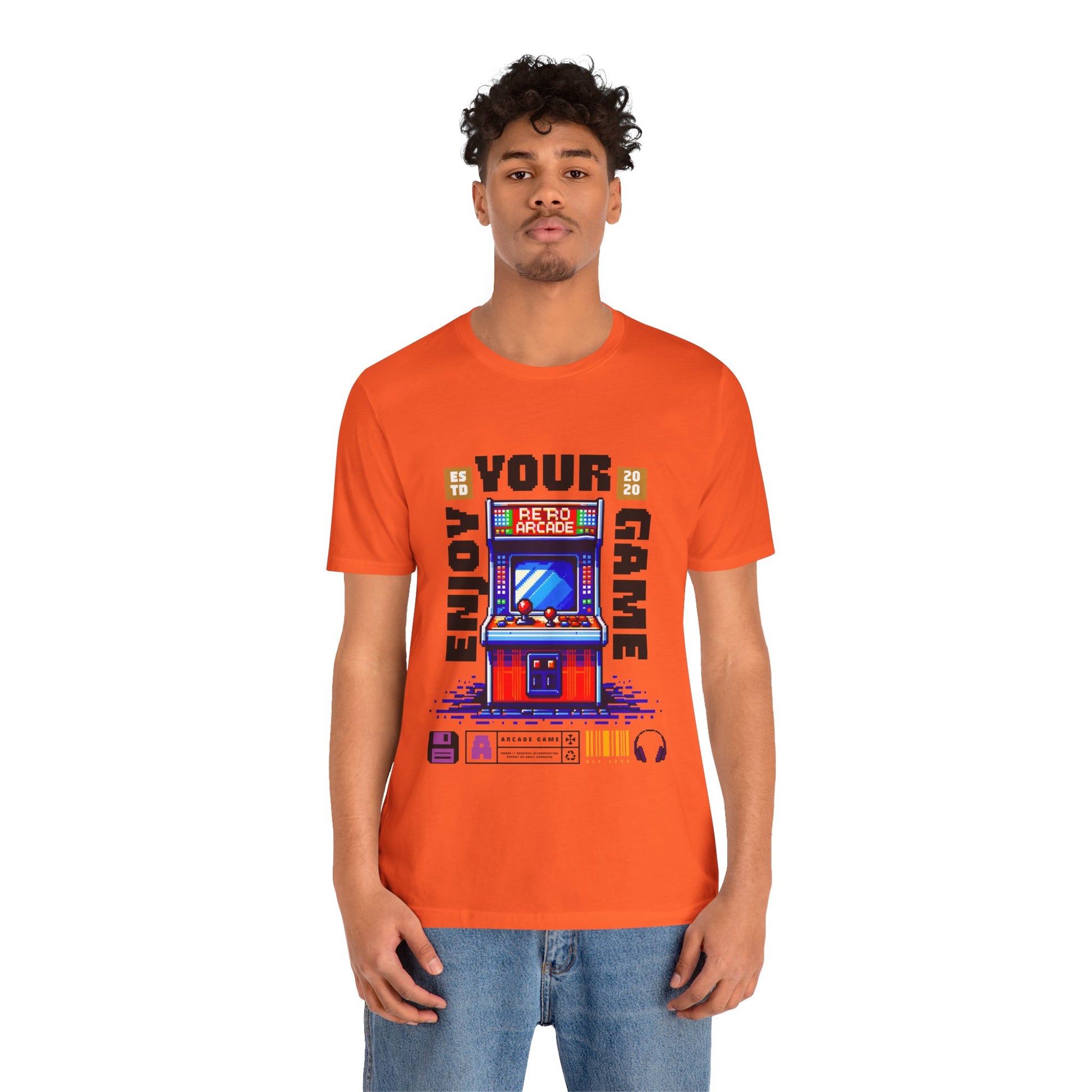 """"''Retro Arcade T-Shirt — Enjoy Your Game Vintage Gaming Tee