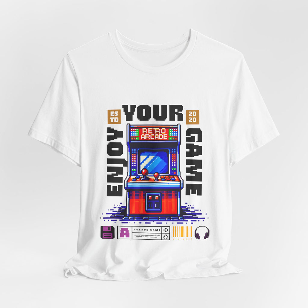 """"''Retro Arcade T-Shirt — Enjoy Your Game Vintage Gaming Tee