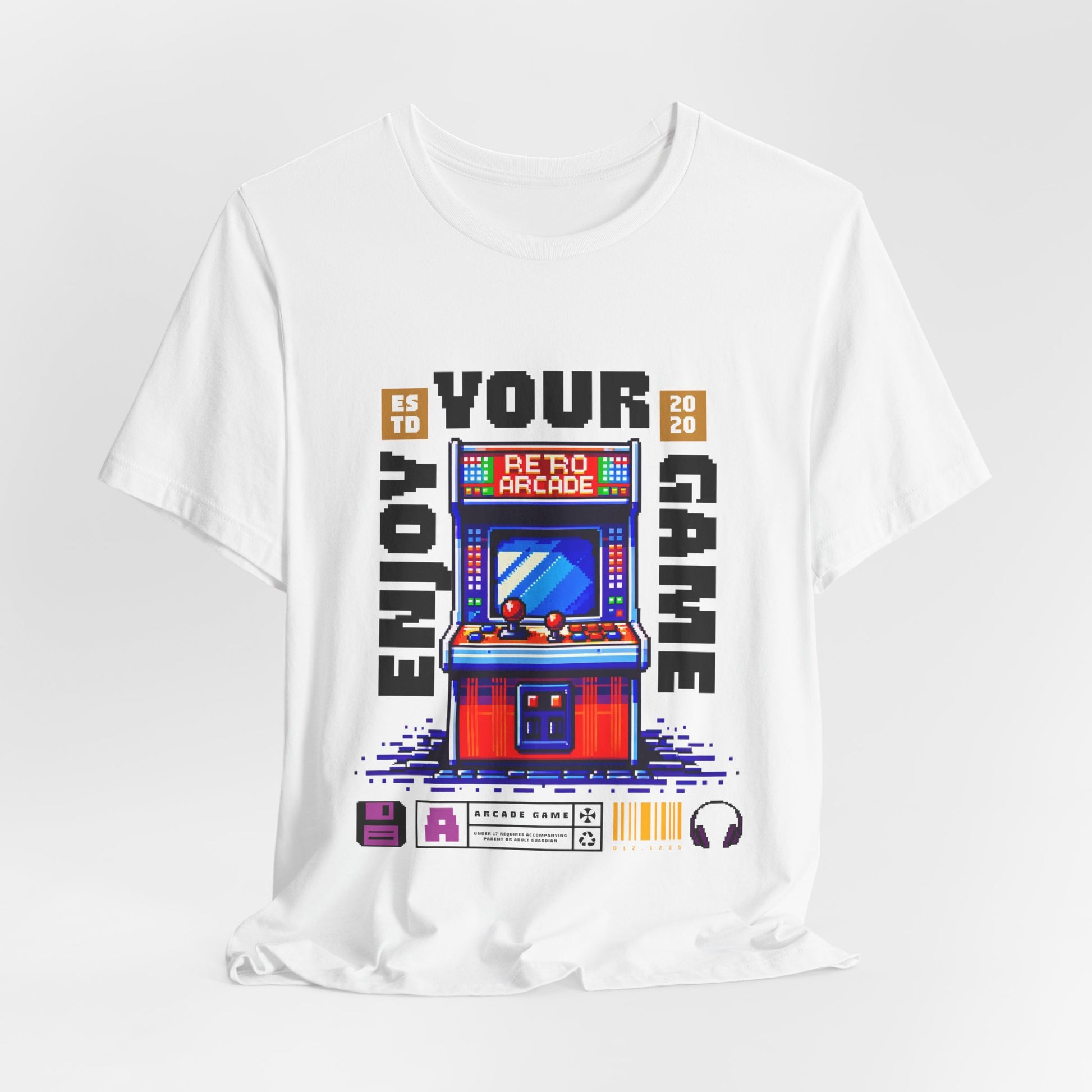 """"''Retro Arcade T-Shirt — Enjoy Your Game Vintage Gaming Tee