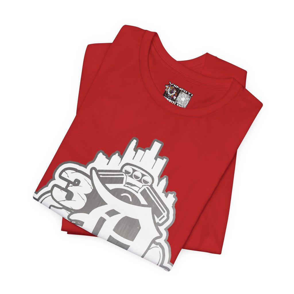 Detroit Vintage Logo T-Shirt — D City Skyline Emblem