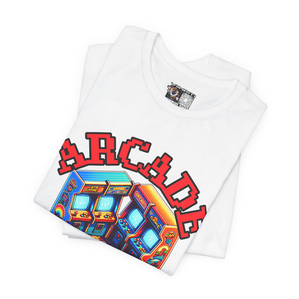 Arcade Game Time Tee — Retro Pixel Arcade Gaming T-Shirt