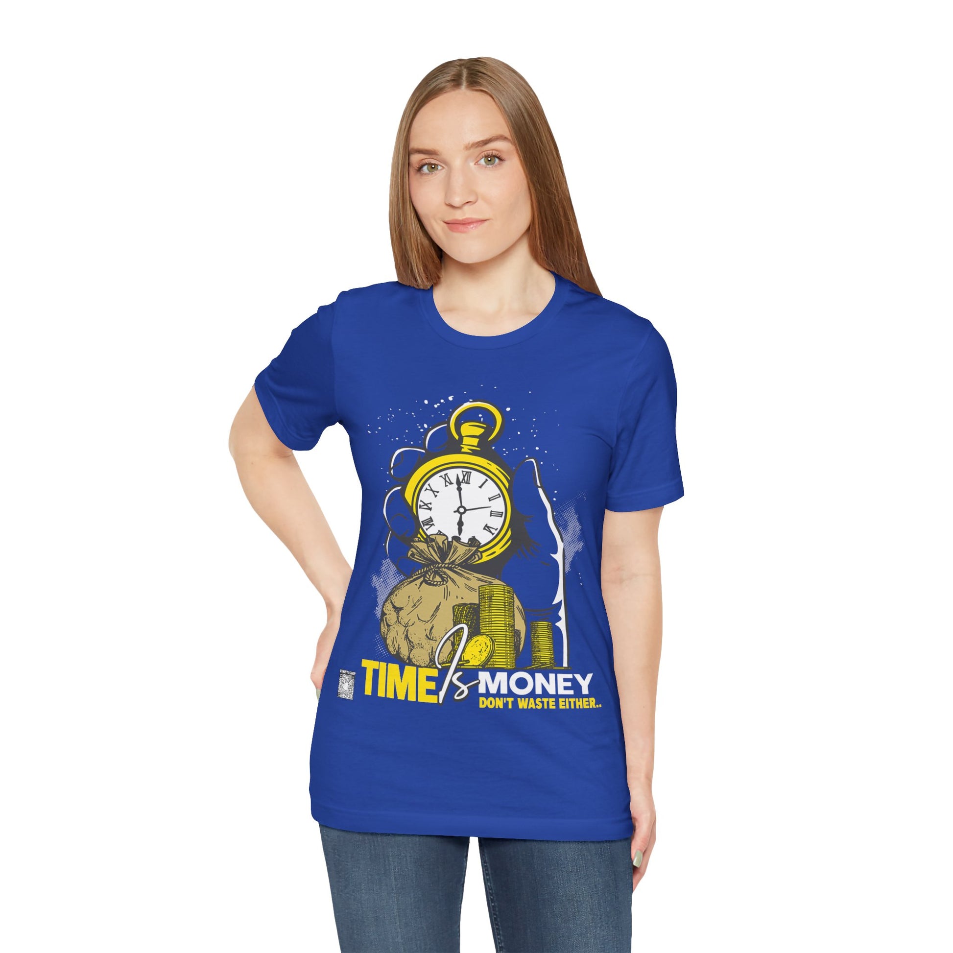 TIME IS MONEY Unisex Jersey Short Sleeve Tee