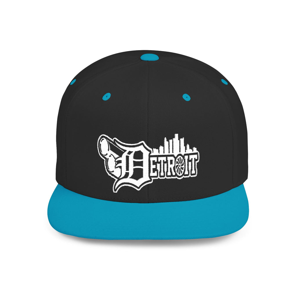 Big pipes detroit Flat Bill Snapback