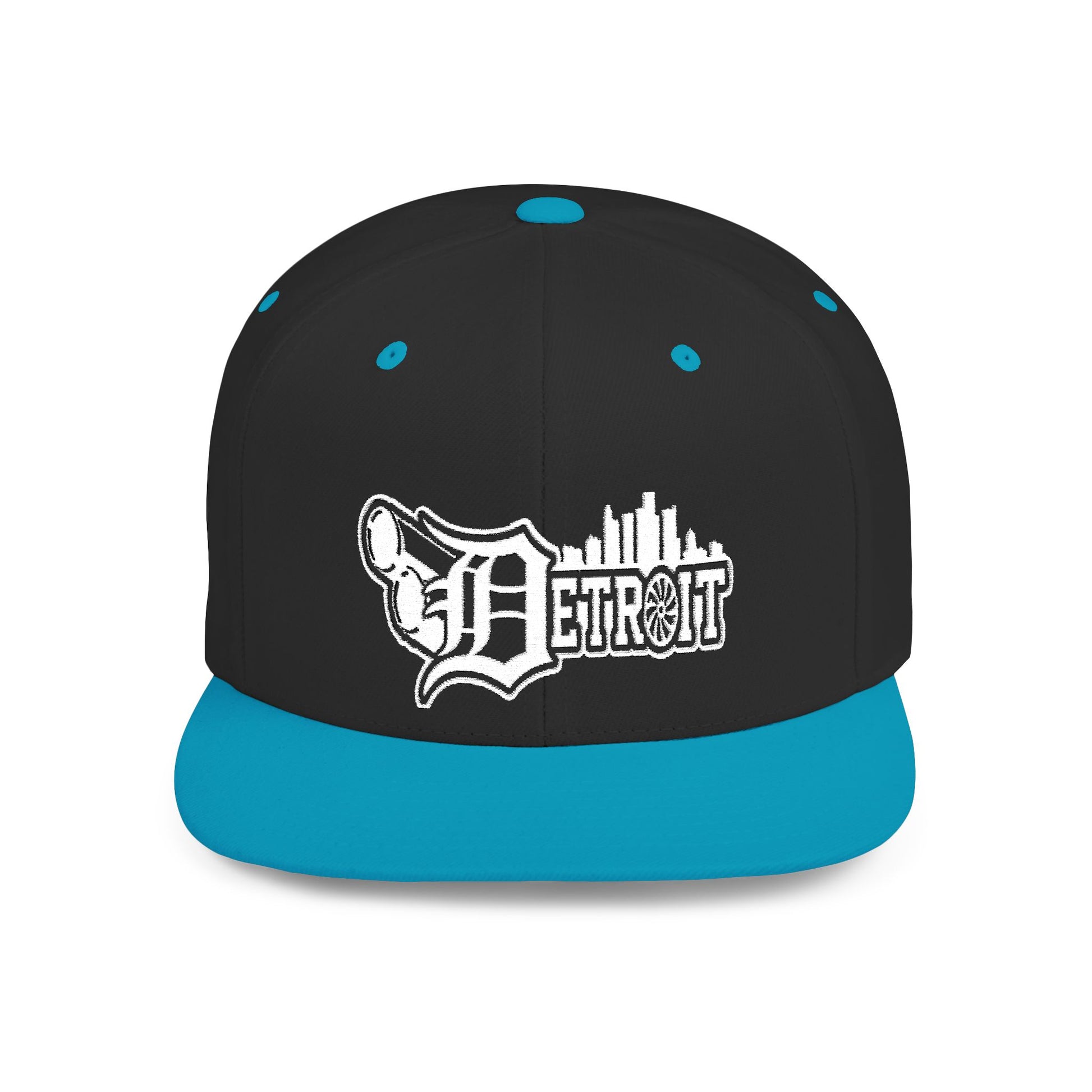 Big pipes detroit Flat Bill Snapback