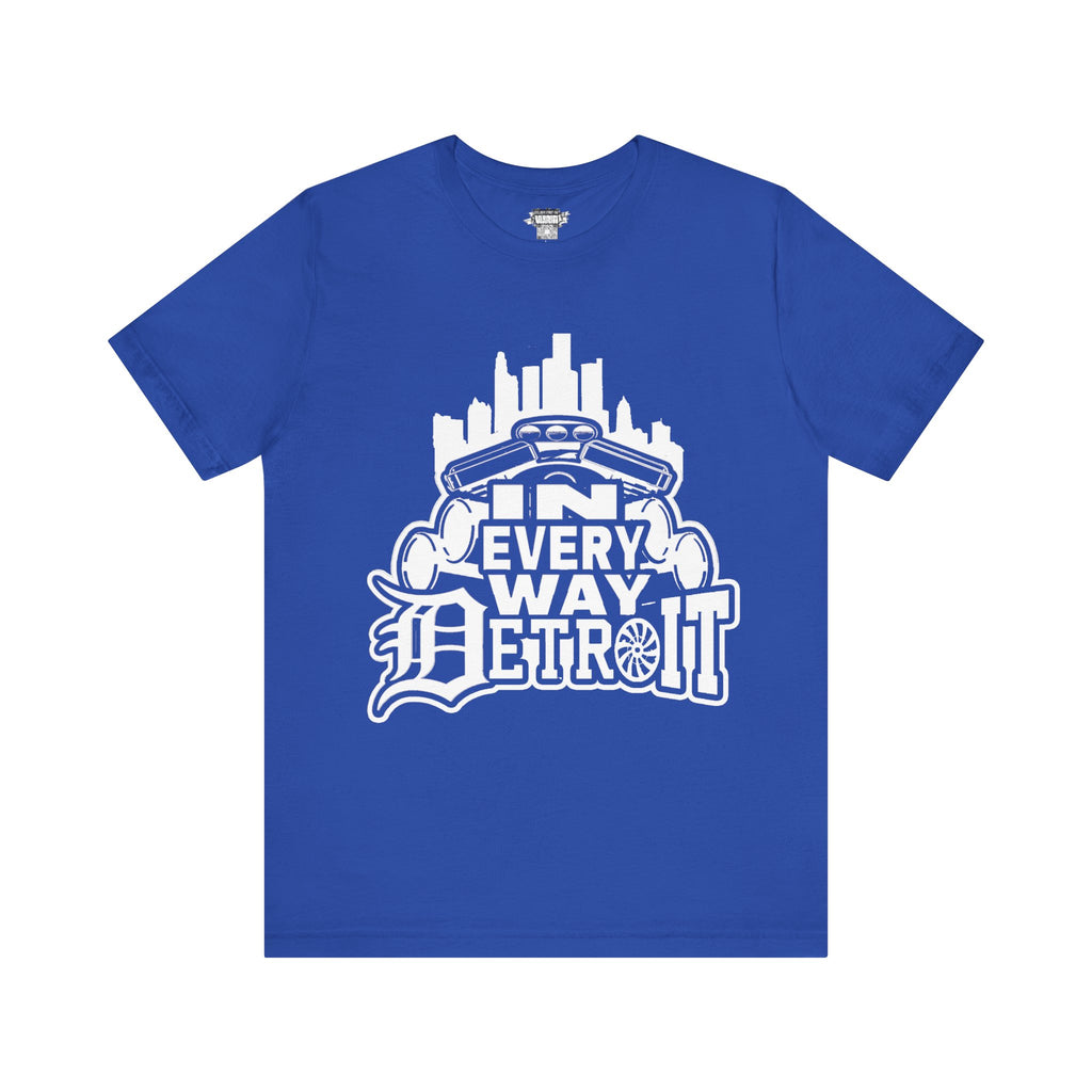 Detroit Big Pipes Unisex Tee, City Pride Shirt, Automotive Enthusiast Top, Casual Wear, Gift for Detroit Lovers