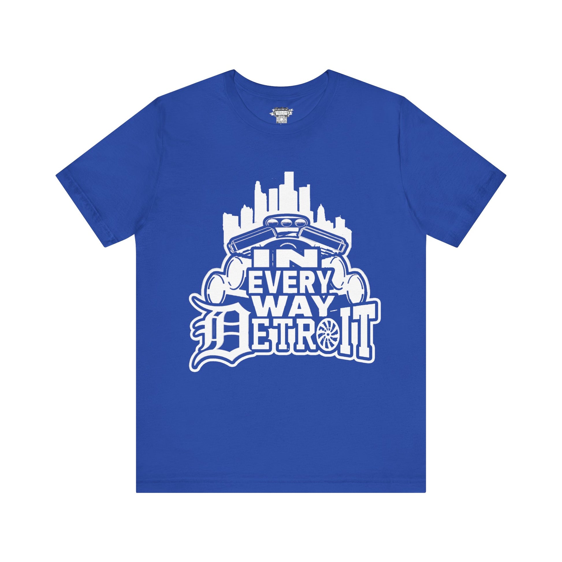 Detroit Big Pipes Unisex Tee, City Pride Shirt, Automotive Enthusiast Top, Casual Wear, Gift for Detroit Lovers