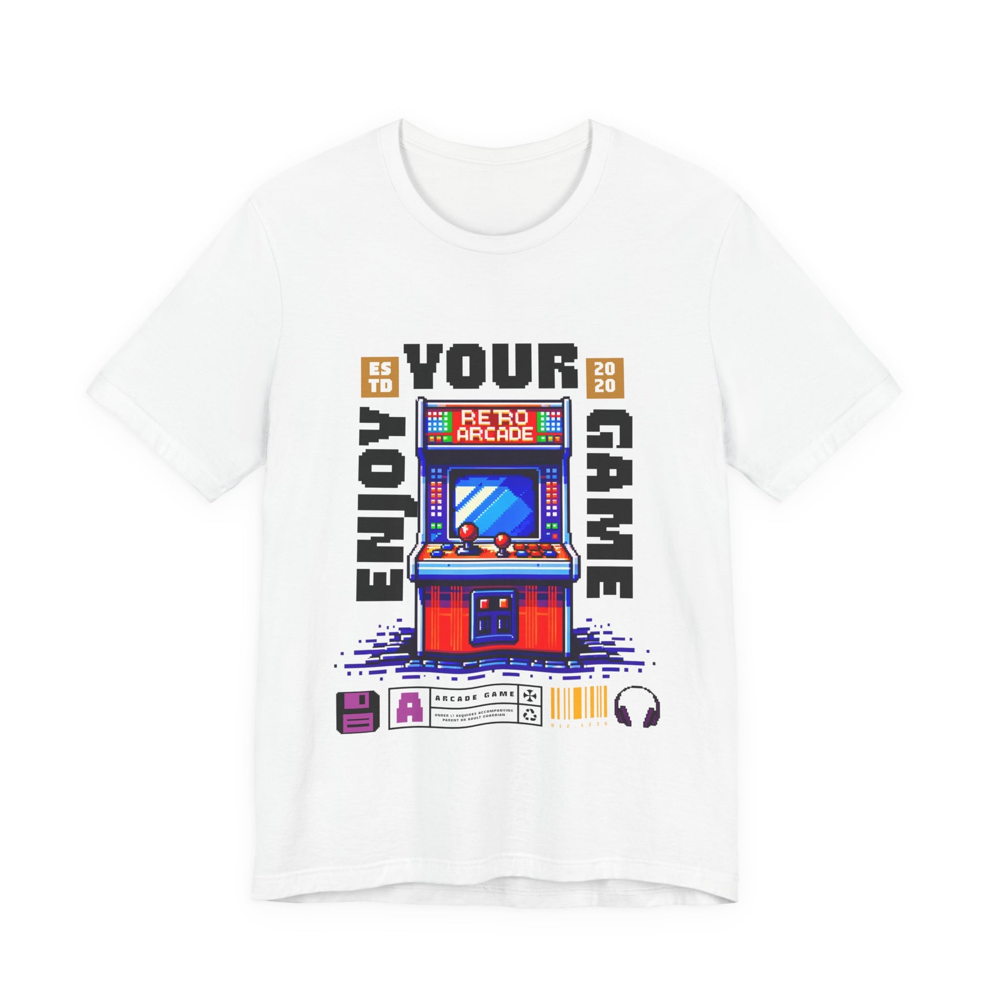 """"''Retro Arcade T-Shirt — Enjoy Your Game Vintage Gaming Tee
