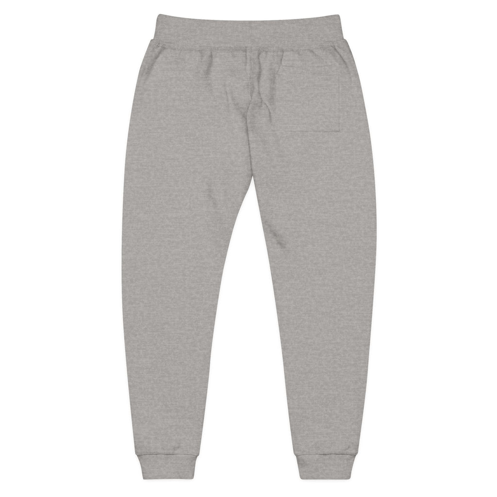 Viinriti Embroidered l Sweatpants — Cozy White Fleece Joggers