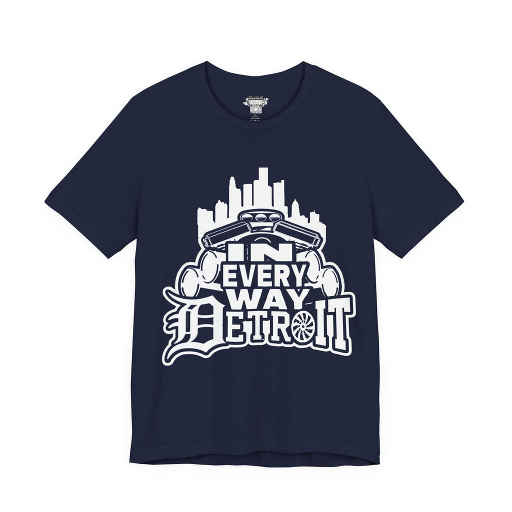 Detroit Big Pipes Unisex Tee, City Pride Shirt, Automotive Enthusiast Top, Casual Wear, Gift for Detroit Lovers