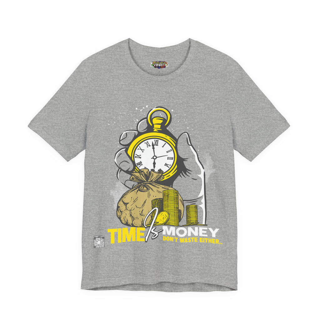 TIME IS MONEY Unisex Jersey Short Sleeve Tee