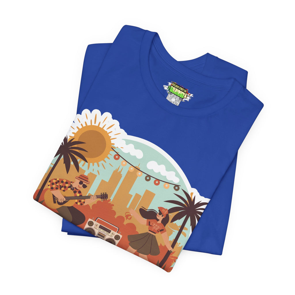 Detroit 313 Summer Retro Tee - Unisex Jersey Short Sleeve T-Shirt for City Lovers, Travel Enthusiasts, Casual Wear, Gifts, Summer Vibes