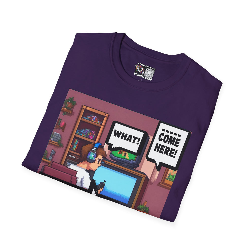 Gamer Room T-Shirt — "I'm Trying to Play the Game" Retro Pixel Art Tee