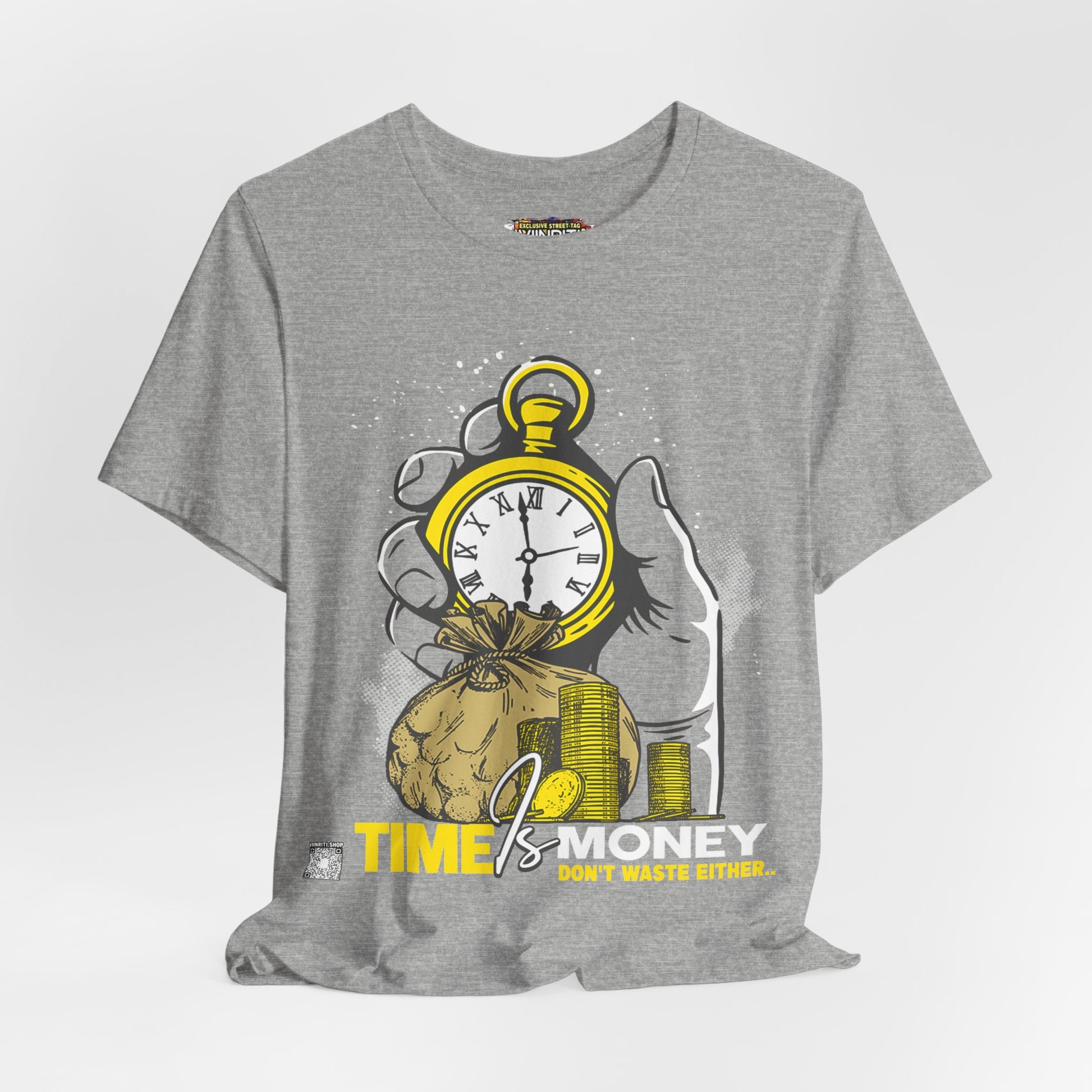 TIME IS MONEY Unisex Jersey Short Sleeve Tee