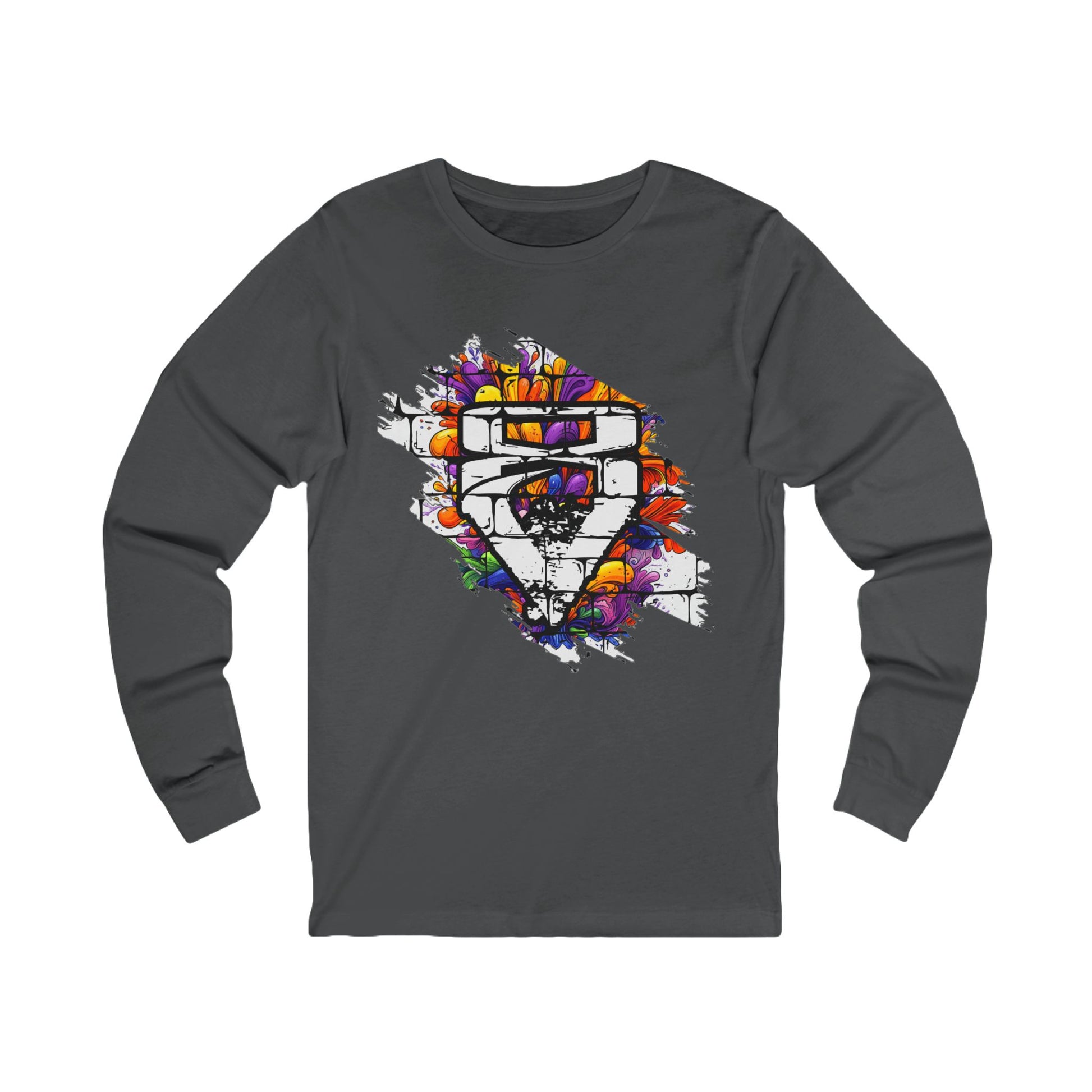 """"VIINRITI Long Sleeve Tee for Creative Souls, Unisex Art Shirt, Trendy Jersey Top, Gift for Creatives, Statement Tee